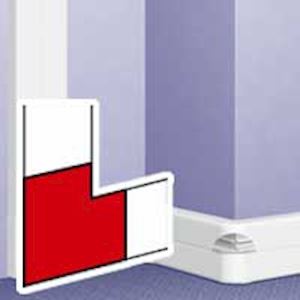 DLP ANGLE PLAT 150X50 BLANC