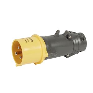 FICHE D 32A 2P+T 110V PLAST 44