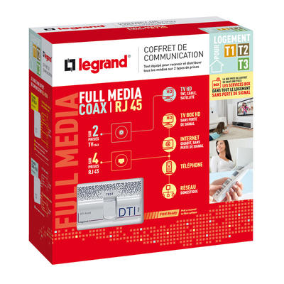 TC FULL MEDIA COAX/RJ PTIT LOG