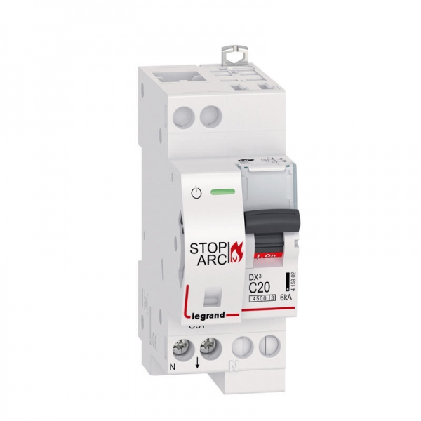 DX3 STOP ARC 1P+N C20 AUTO