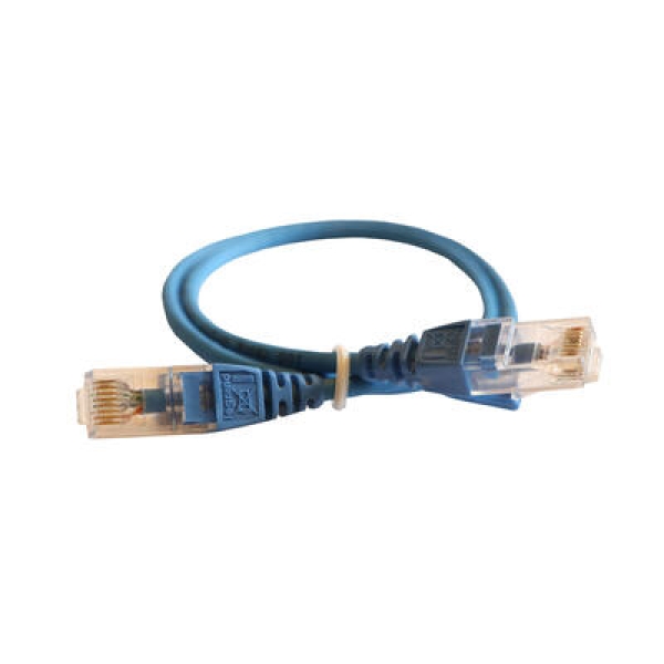 CORDON C6 U/UTP LSOH BLEU 0,5M