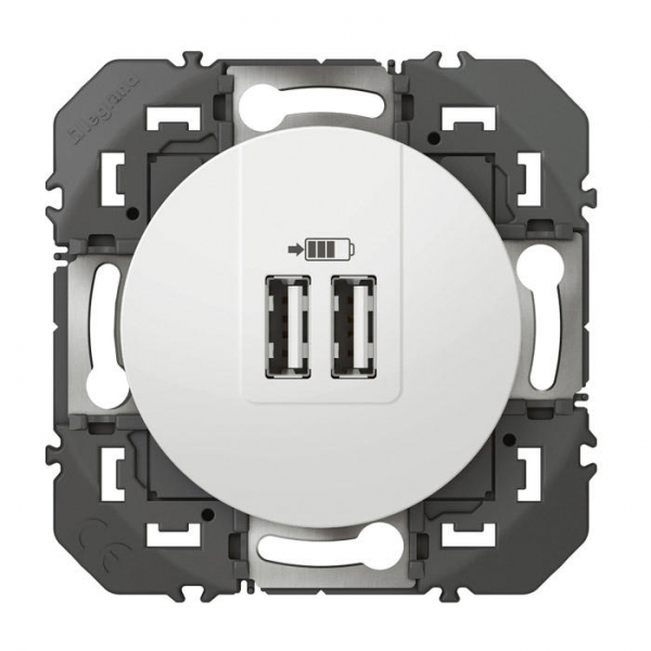 CHARG 2USB A+A 2.4A 12W BL