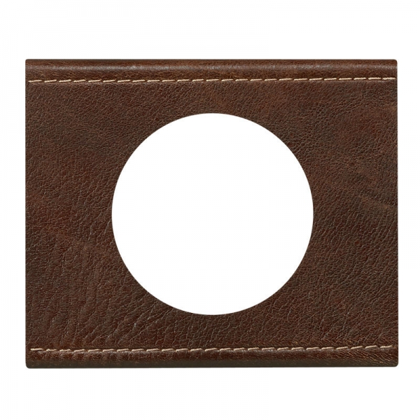 PLAQUE 1P CUIR BRUN TEXTURE
