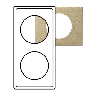 PLAQ.MAT 2P 'ETOFFE'ORNEMENT