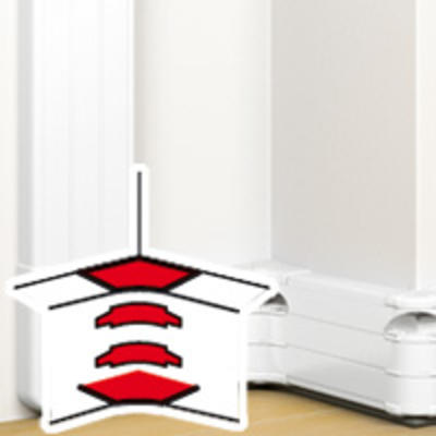 Angle intérieur 80 à 100° - pour goulotte à clippage direct Prog