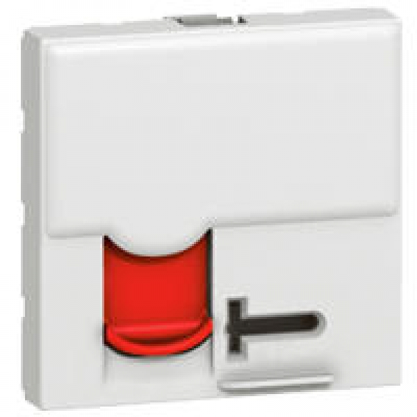 Prise RJ 45 Prog Mosaic - accès contrôlé - Cat 6 - FTP - 2 mod -