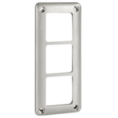 PLAQUE 3 POSTES H/V ENTRAXE 71