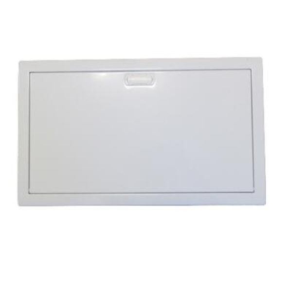 PORTE METAL 2RANG BLANC