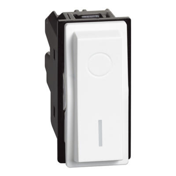 LNW-INTER BIP 16A VIS 1M BLANC