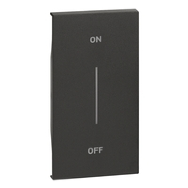 LNOW SCS ΠΛΗΚΤΡΟ ON-OFF 2 ΣΤ BLACK