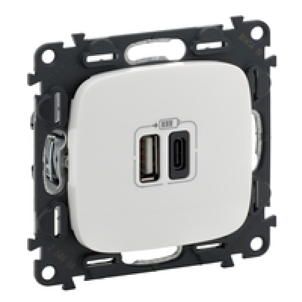VALLURE ΠΡ 2ΧUSB ΦΟΡΤ A&C 3000MA WHITE