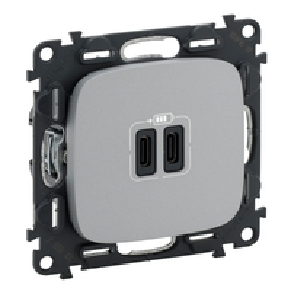 VALLURE ΠΡ 2ΧUSB ΦΟΡΤ ΤΥΠ C 3000MA ALUM