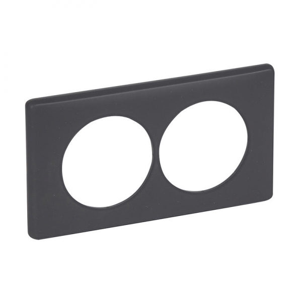 PLAQUE 2P 57MM BASALTE