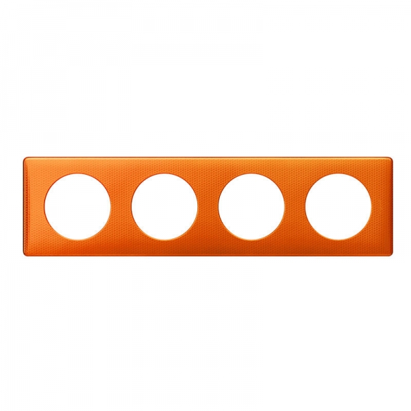 PLAQUE 4P ORANGE SNAKE