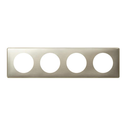 PLAQUE METAL 4P TITANE