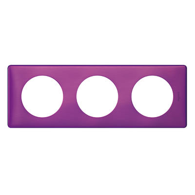 PLAQUE METAL 3P VIOLET IRISE