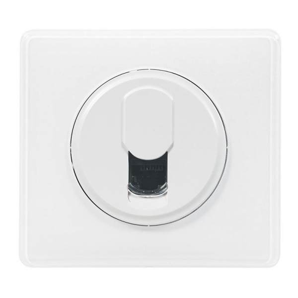PRISE RJ45 COMPLET BLANC