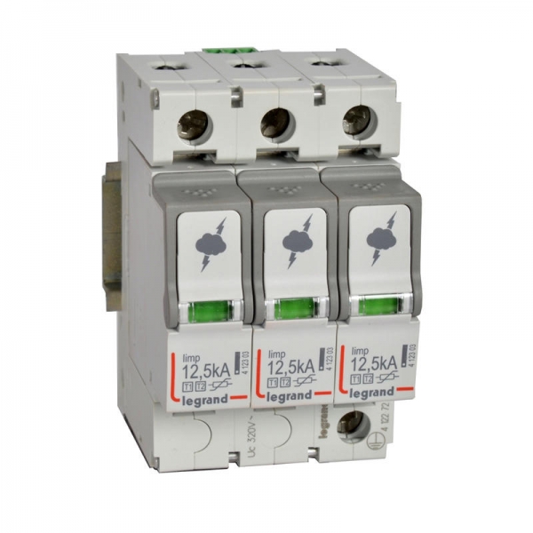 PARAFOUDRE T1+T2 12,5KA 3P +SD