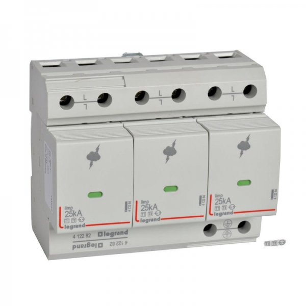 PARAFOUDRE T1 25KA 3P +SD