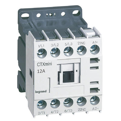 CTX MINI CT 3P 12A 1NC 24VDC