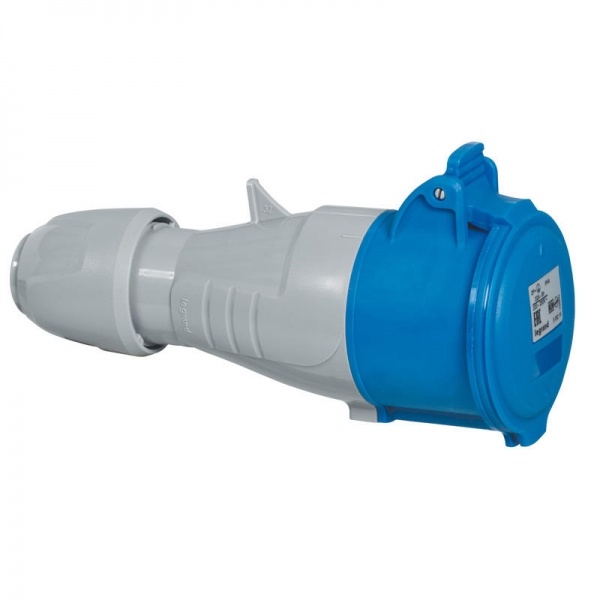 Prise mobile P 17 - 200/250 V~ - 16 A - 2P+T - IP 44