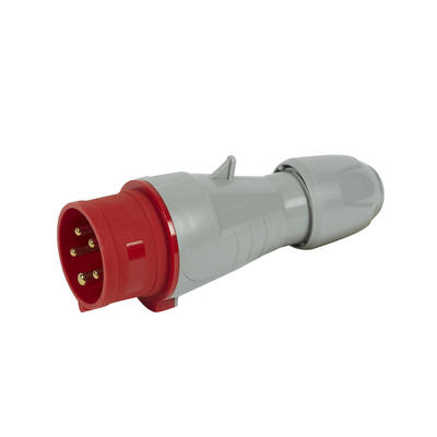 Fiche mobile droite P 17 - 380/415 V~ - 16 A - 3PN+T - IP 44