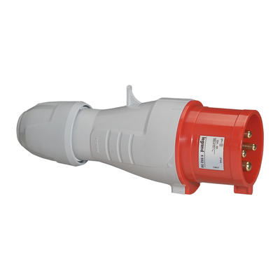 Fiche mobile droite P 17 - 380/415 V~ - 32 A - 3P+T - IP 44