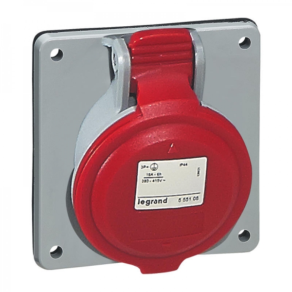 Prise à entraxes unifiés P17 - 380/415 V~ - 32 A - 3PN+T - IP 4