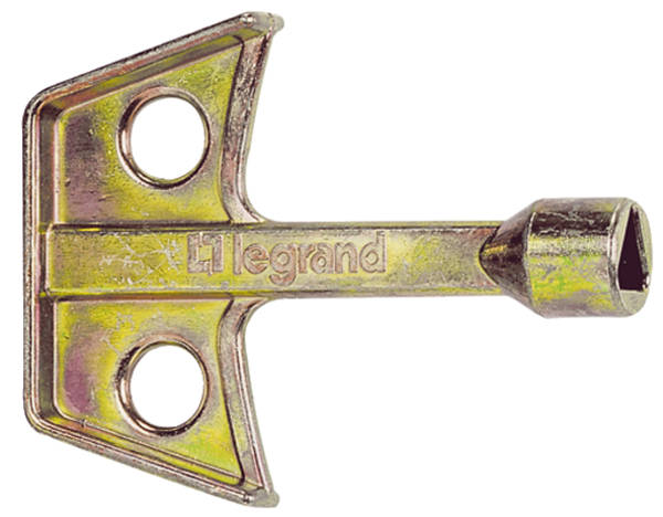 Clé métal pour empreintes - triangle mâle de 6,5 mm