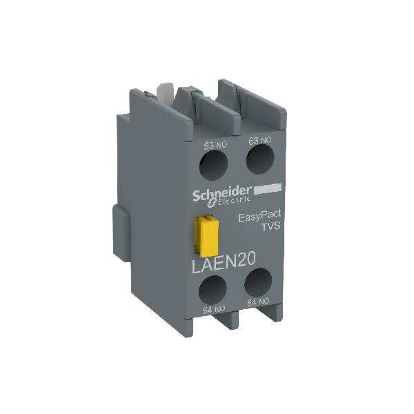 EasyPact TVS auxiliary contact block 2 NO screw-clamps terminals