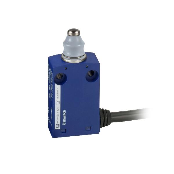 limit switch XCMN - thermoplastic roller lever - 1NC+1NO - snap