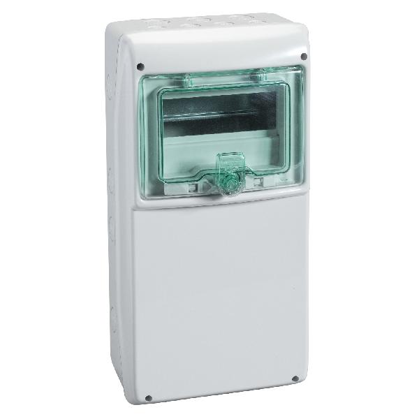 Kaedra - versatile for power outlet - 1 x 8 modules - 236 x 460 mm