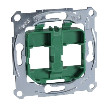 Méca RJ45x2 Keystone vert