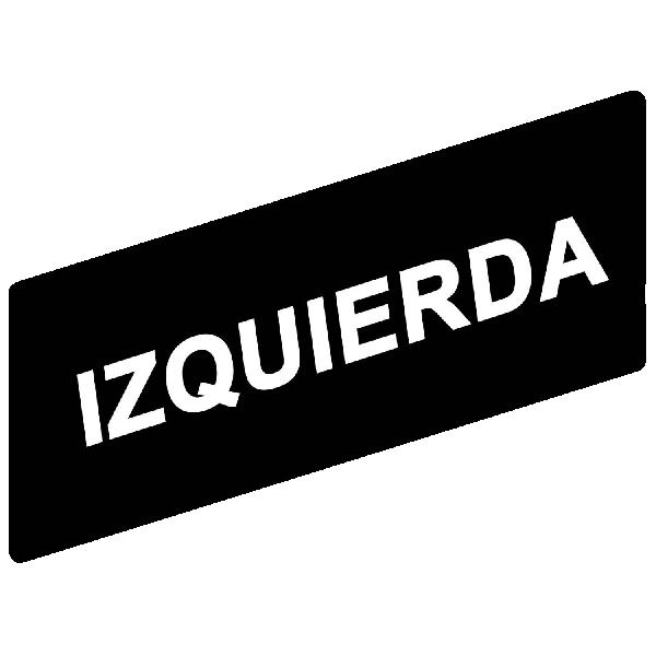 marked legend 8 x 21 mm for legend holder 24 x 48 mm - IZQUIERDA