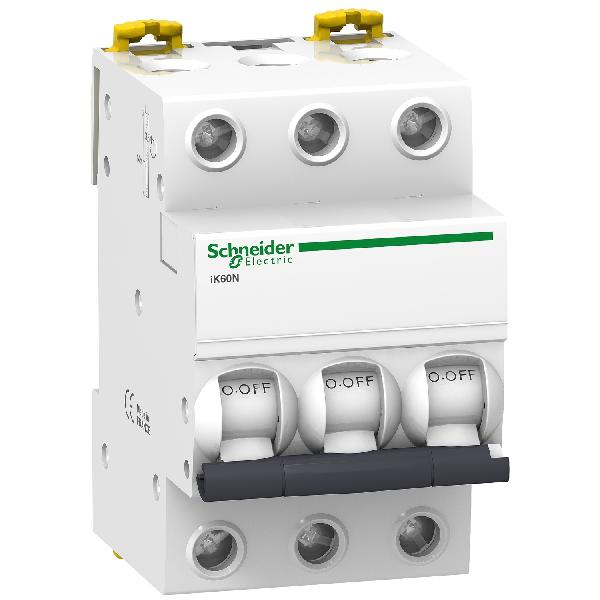 miniature disjoncteur - iK60N - 3P - 6 A - C