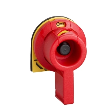 commande rotative frontale, latérale GS1 32 A poignée rouge
