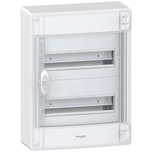 Pragma surface enclosure - IP30 - 2 x 13 modules - transparent door