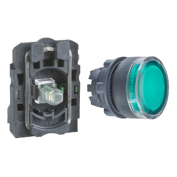 illuminated push button LED 24V AC/DC