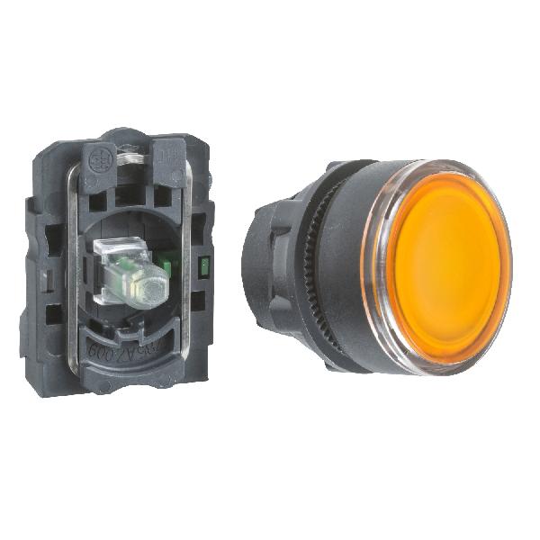 illuminated push button LED 24V AC/DC