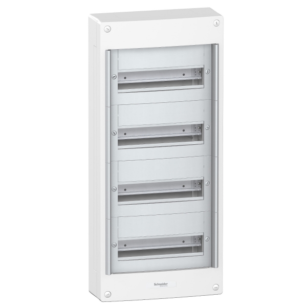 coffret Pragma en saillie - 4 x 13 modules - 90 A - sans porte