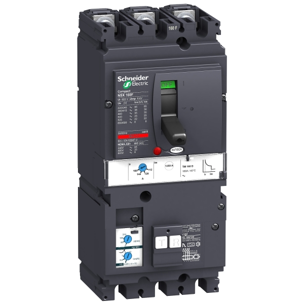 NSX160BVigi MH TM80D 3P3D; disjoncteur VigiCompact