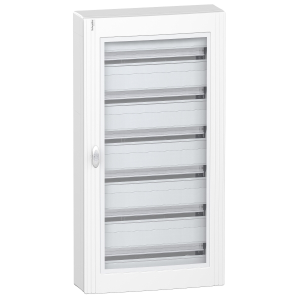 Pragma surface enclosure - IP30 - 6 x 24 modules - transparent door