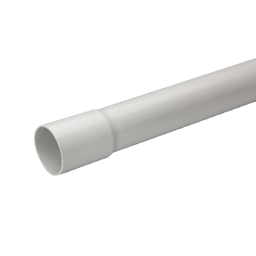 Mureva Tube GT 3321 - PVC - tulipé - D=50 mm - long 3 m - Gris