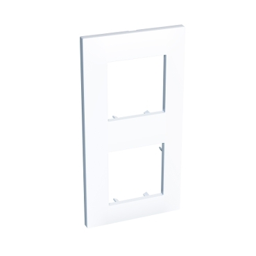Altira - plaque 2 postes - montage vertical - entraxe 57mm - bla