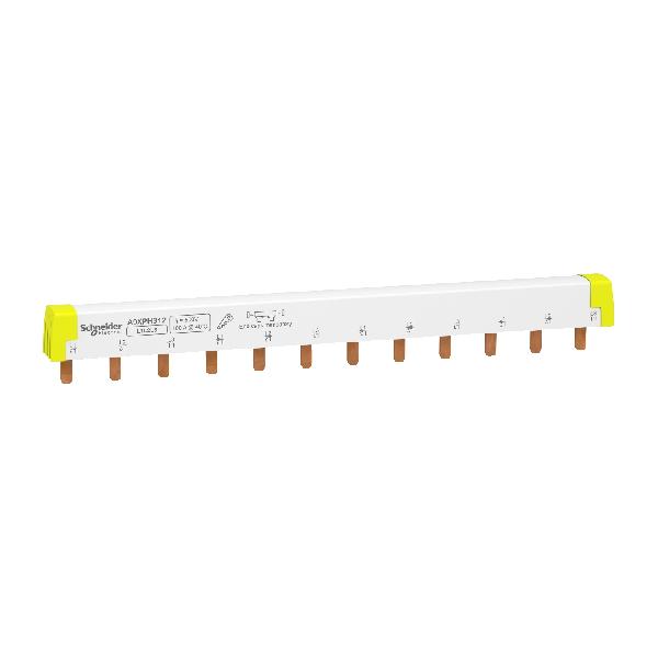 PEIGNE RACC 3P 100A 12MOD