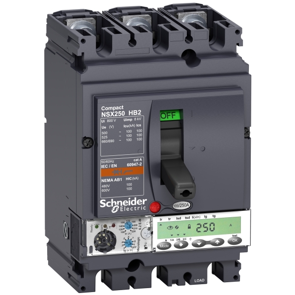DISJ NSX250HB2 MIC. 6.2 E M 220A 3P3D 100KA