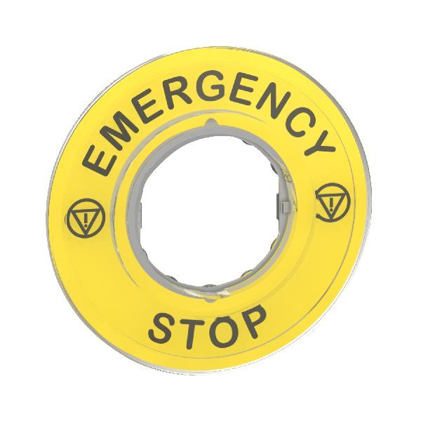 ETIQUETTE EMERGENCY STOP