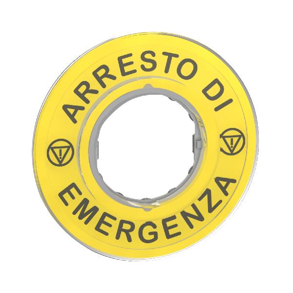 ETIQUETTE 3D ARRESTO DI E