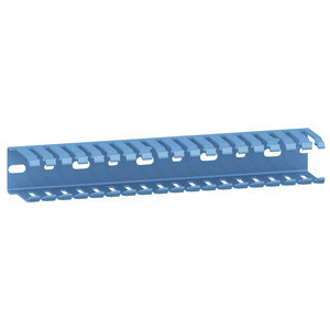Goulotte perforee bleu 90x60mm