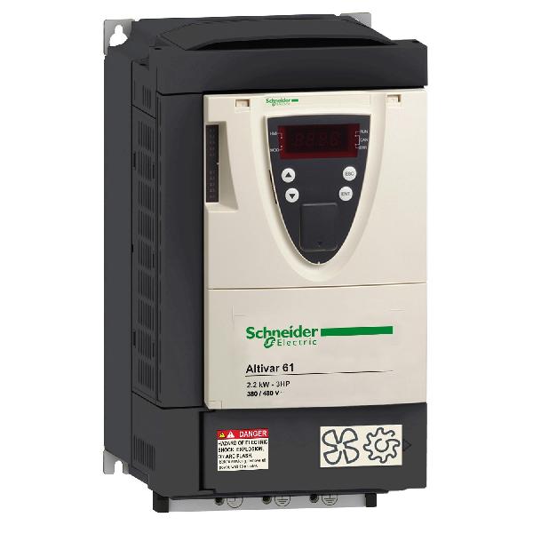ATV61 2,2KW 3HP 240VTRI CEM IP20 SS TERM